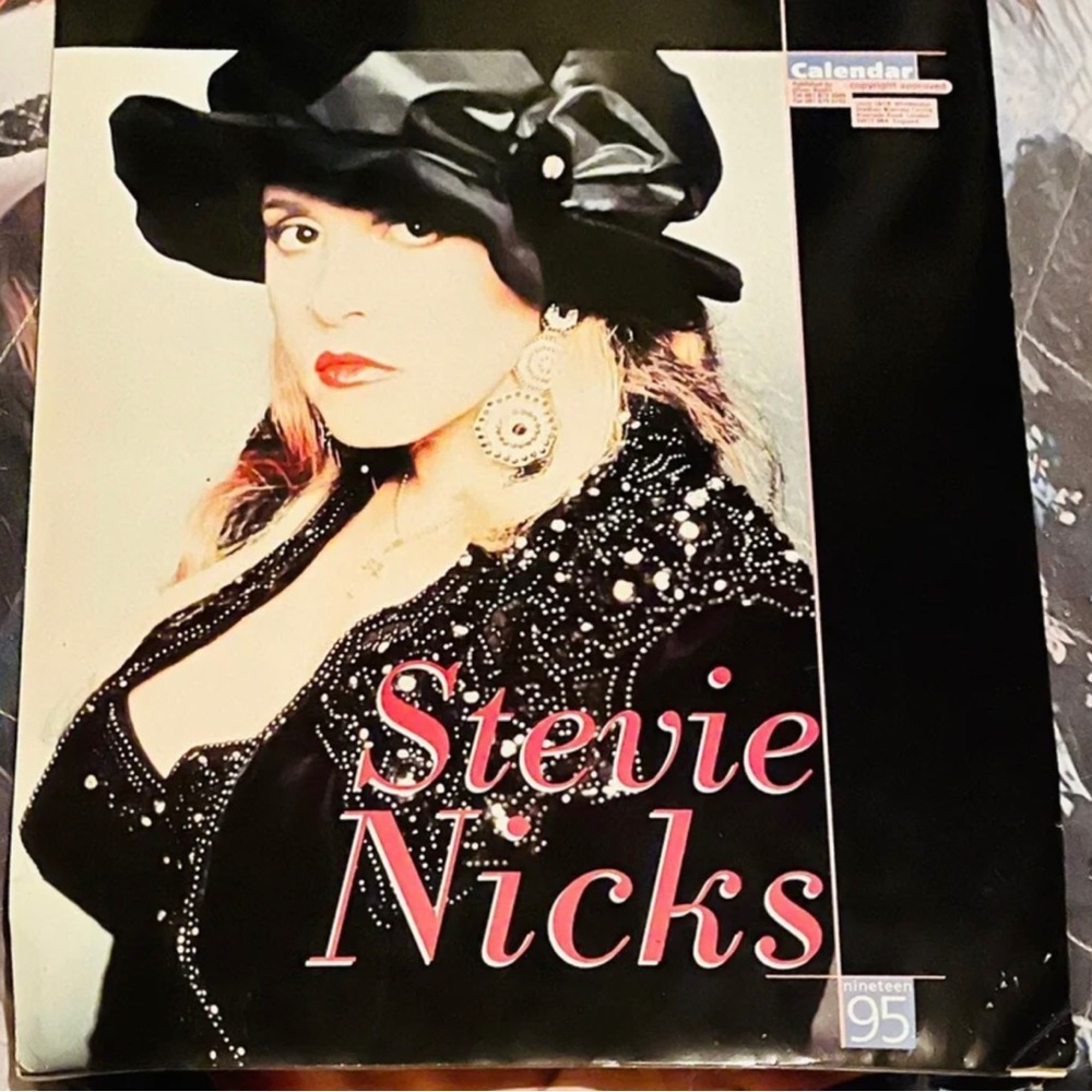 Rare Stevie Nicks 1995 Large Wall Calendar